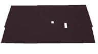 Show details for One piece pre-cut pebble grain floor mat, black Picture of One piece pre-cut pebble grain floor mat, black