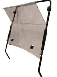 Show details for Fold down windshield, tinted, acrylic Picture of Fold down windshield, tinted, acrylic