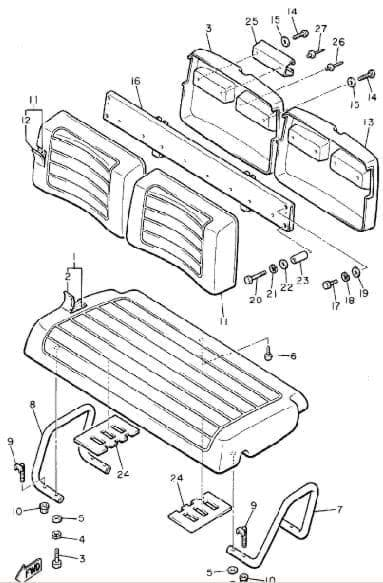 Picture of [OT] Cover, Seat Back