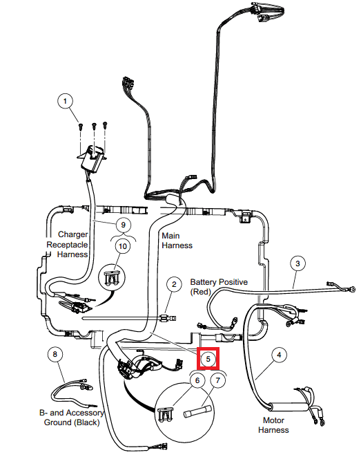 Picture of HARNESS, MAIN, PREC, EXCEL, DQ