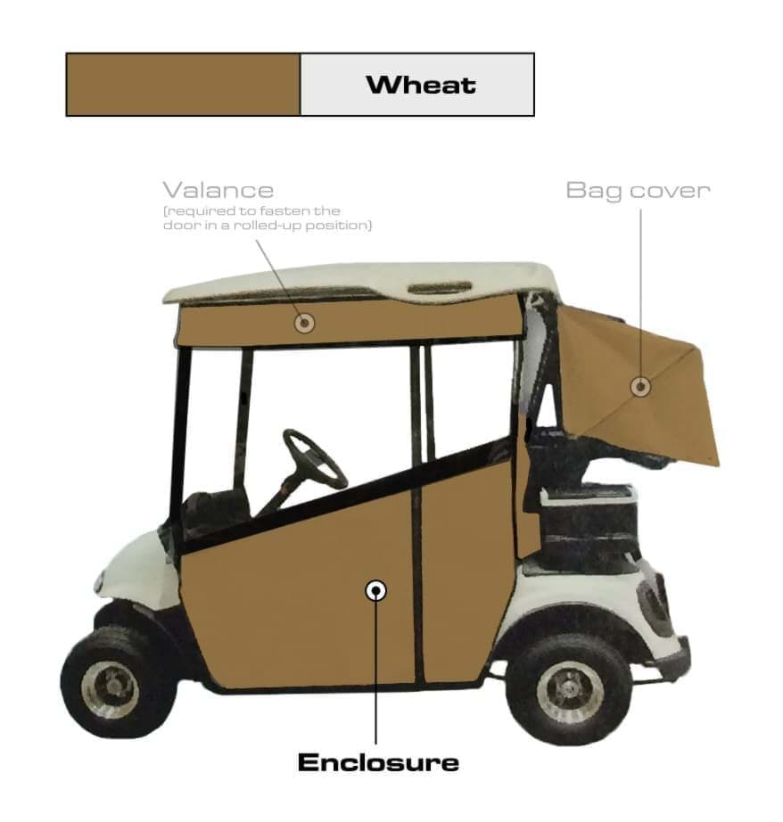 Picture of 3-sided track style enclosure, RXV, wheat chameleon 