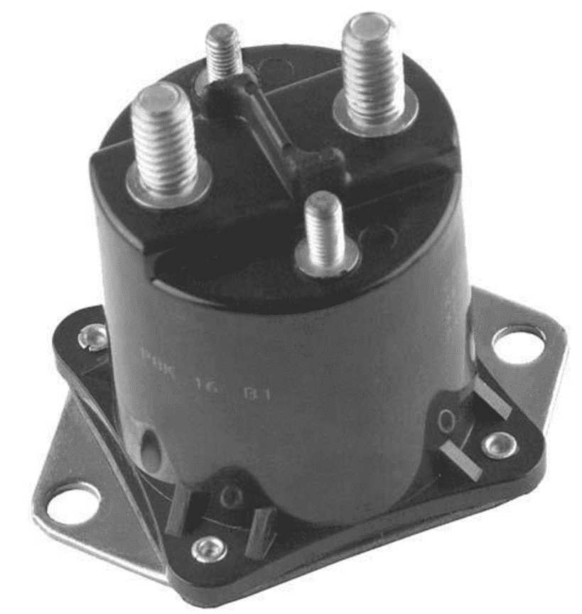 Picture of Solenoid 36 Volt, 4 Terminals. Prestolite