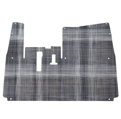 Picture of Gray Plaid Floor Mat