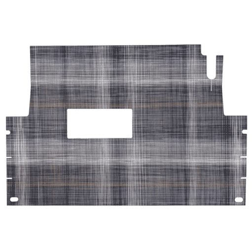 Picture of Gray Plaid Floor Mat